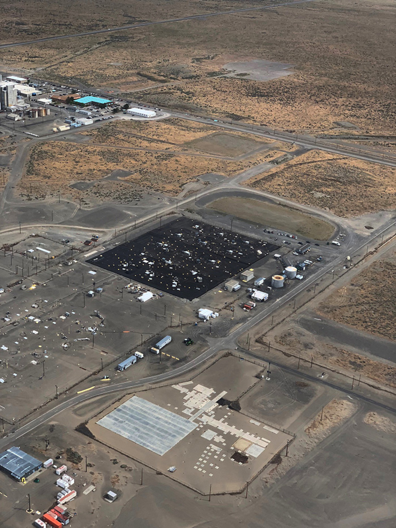 Hanford Site tank operations contractor Washington River Protection Solutions recently completed construction of an interim surface barrier that covers SX Tank Farm.