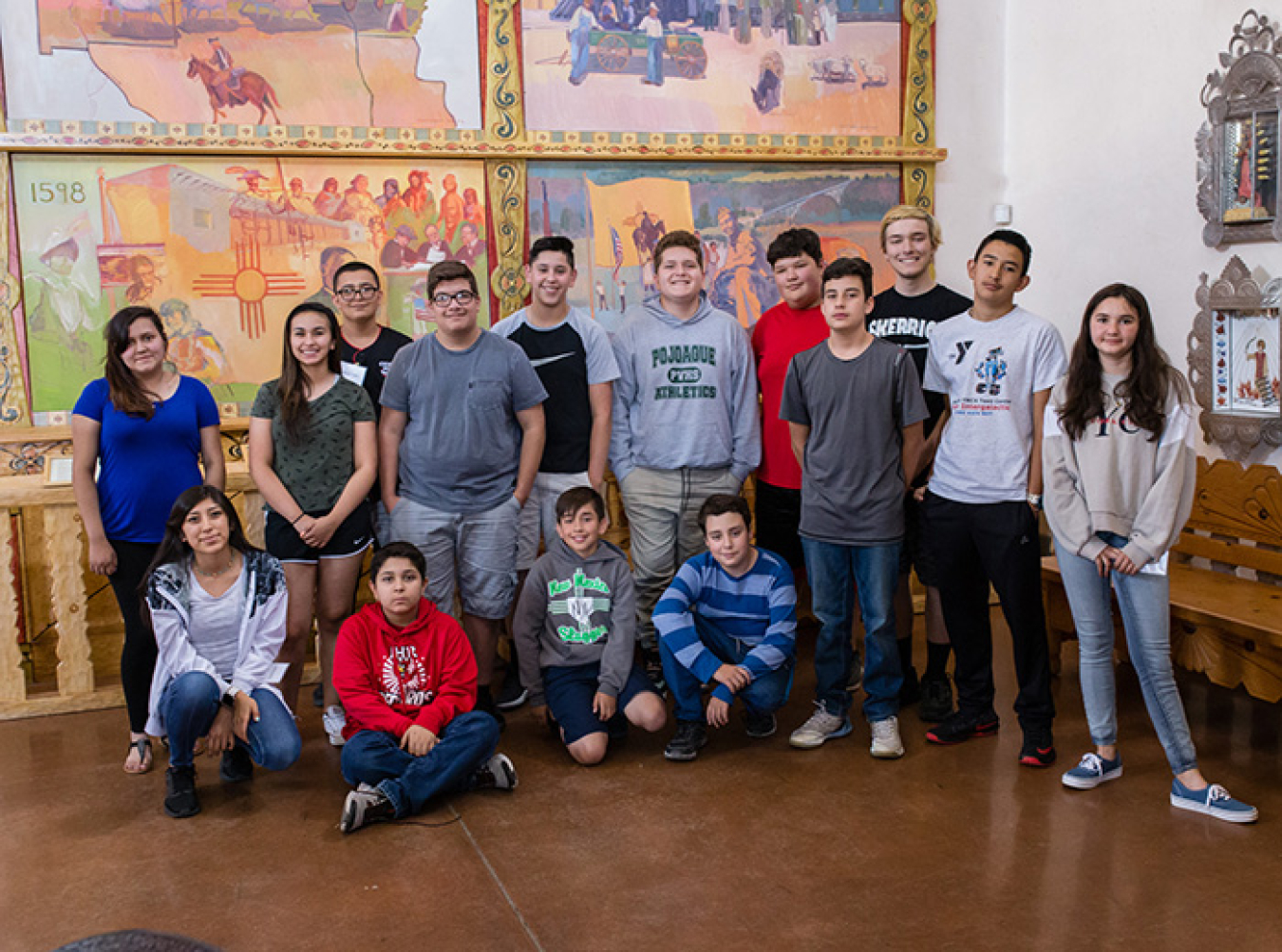 Young people from Espanola, Pojoaque, Los Alamos and Taos took part in the two-day event held in Española.