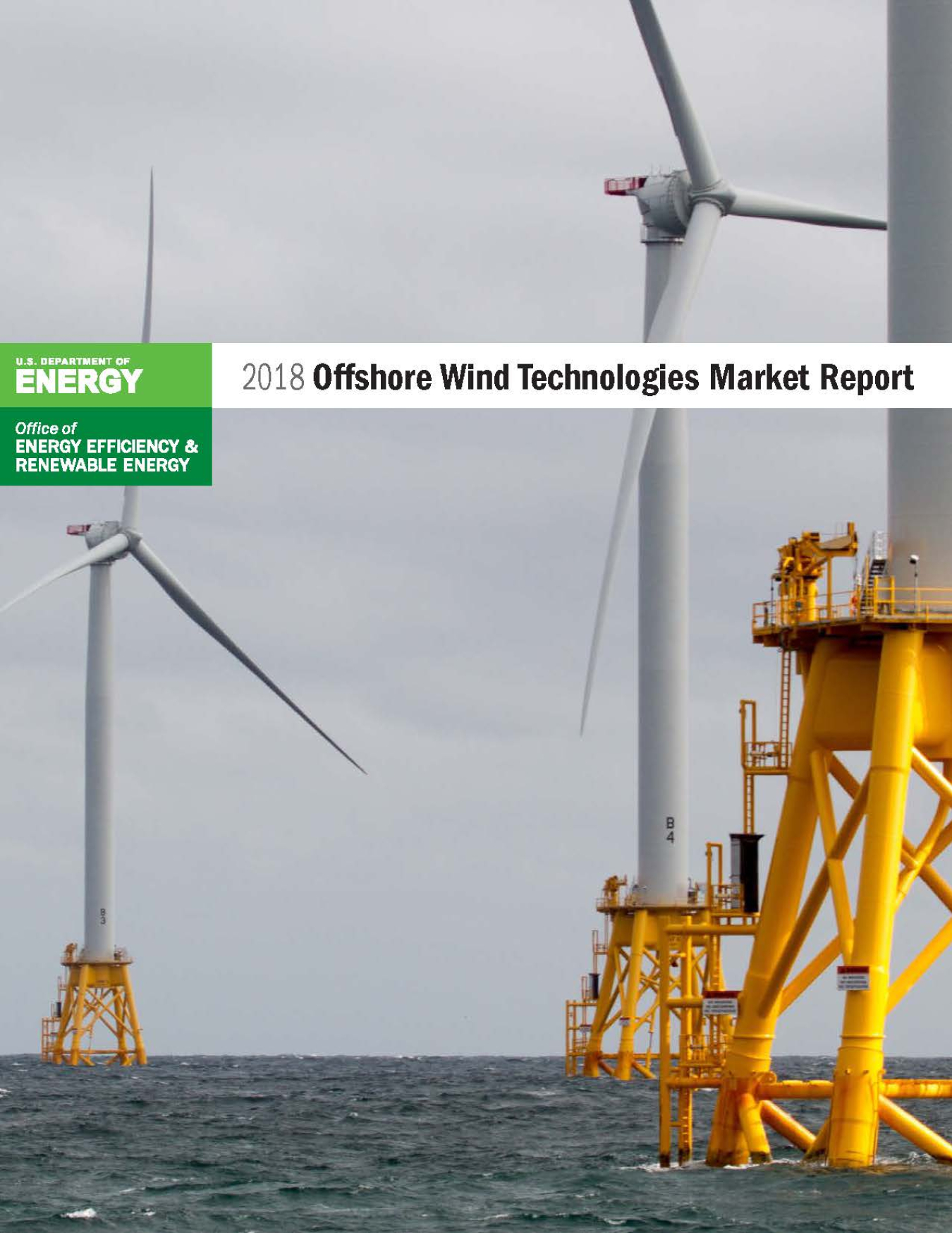 Cover of the 2018 Offshore Wind Technologies Market Update