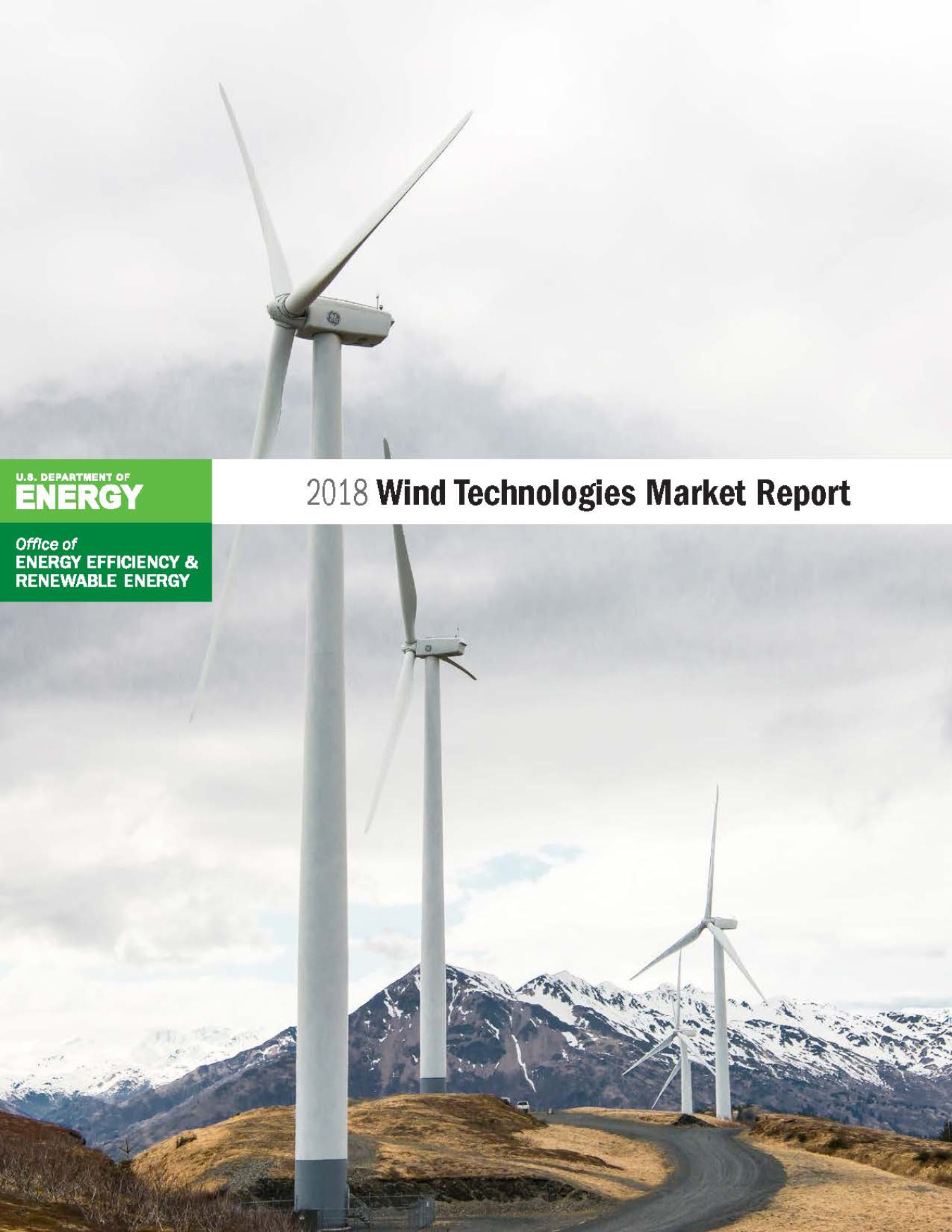 Cover of the 2018 Wind Technologies Market Report.