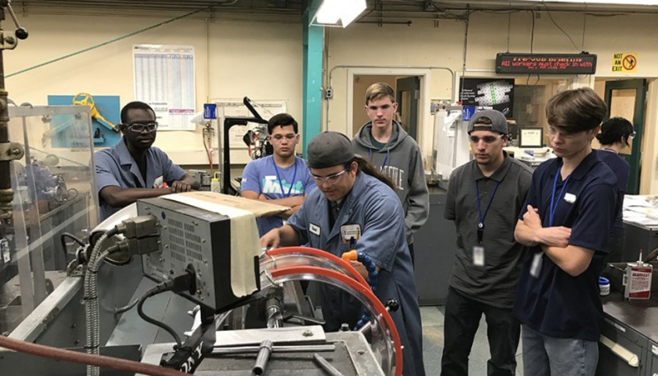 Bay Area students got an up-close look at the many milling and welding machines, lathes and precision tools used at Lawrence Livermore National Laboratory during a Manufacturing Workshop aimed specifically at high school students.