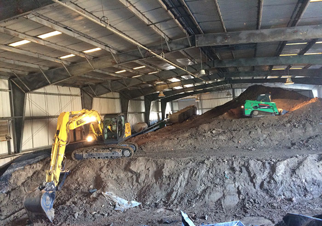 Equipment removes more than 4,000 cubic yards of soil for disposal from an Oak Ridge Site facility where it had been stored since 1989.