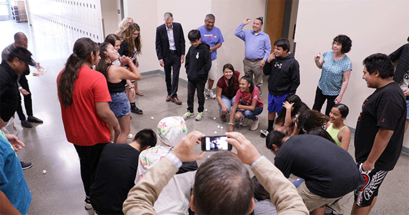 Representatives from DOE’s offices of EM and Nuclear Energy (NE) joined Vance at the PACE Camp. 