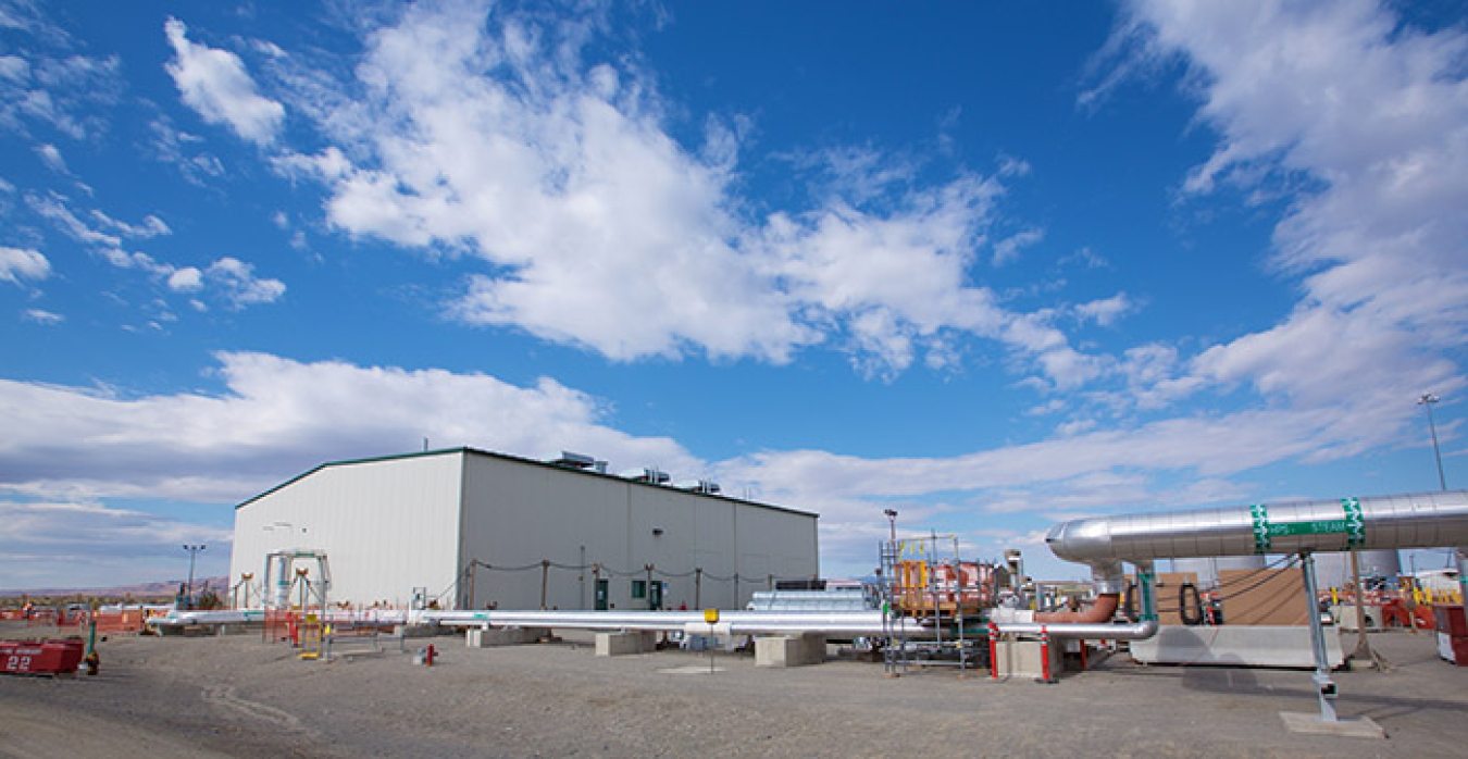 A view of the exterior of a steam plant needed to support EM’s program for treating underground tank waste at the Hanford Site by 2023.