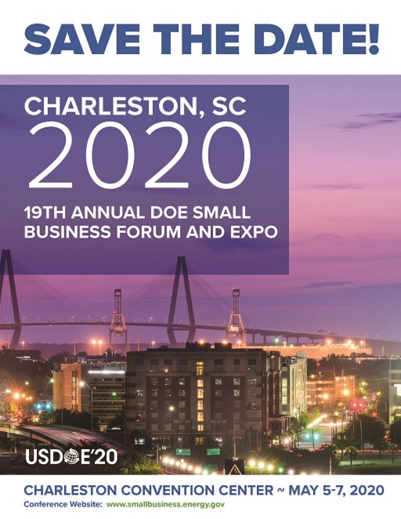 DOE 2020 Save the Date Logo