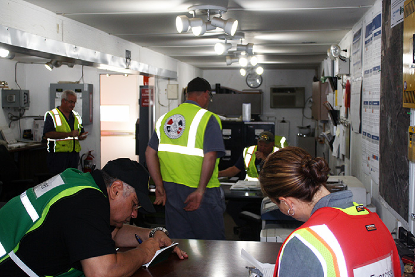 The West Valley Demonstration Project’s system operations hub serves as an incident command center in the event of an emergency.