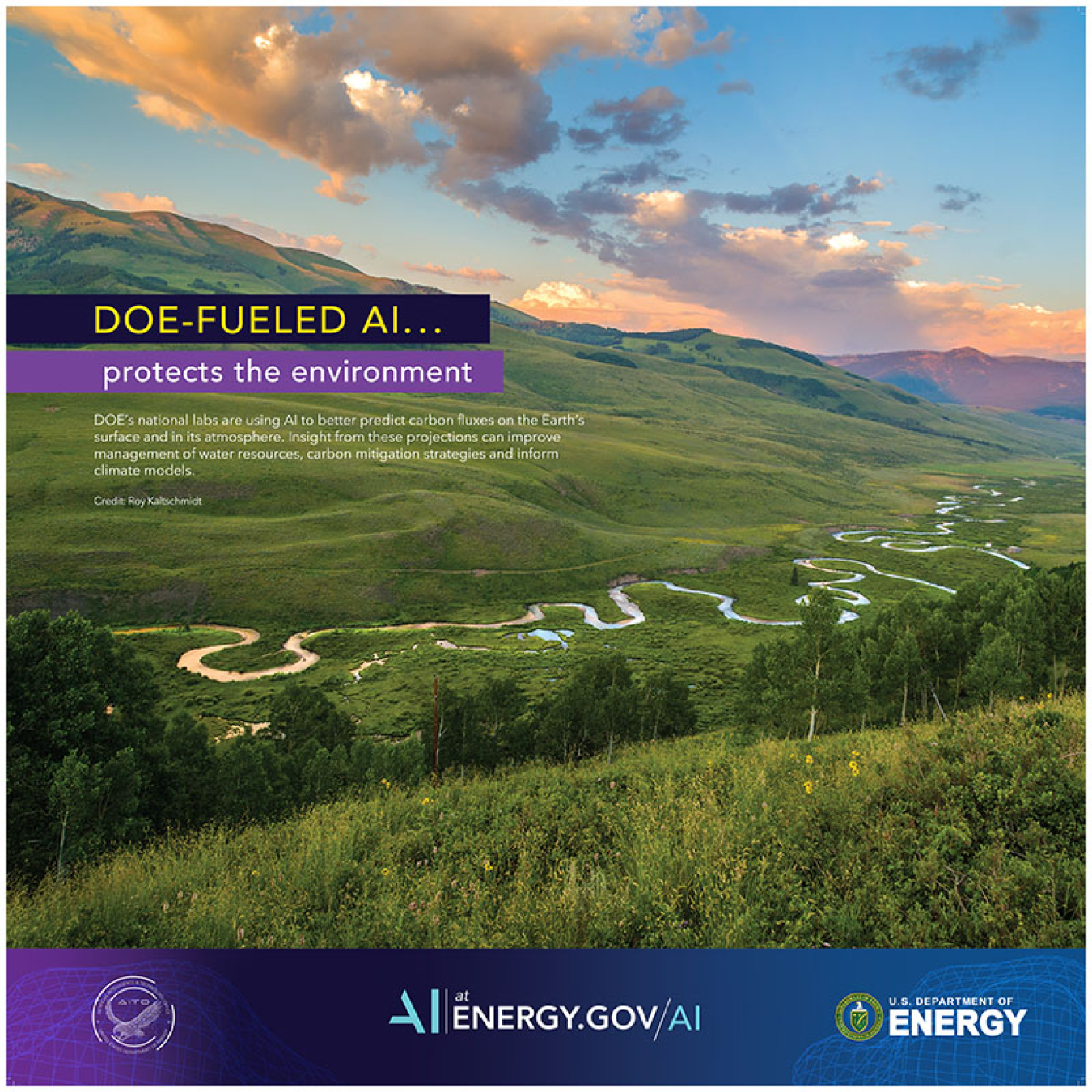 How DOE-fueled AI protects the environment. 