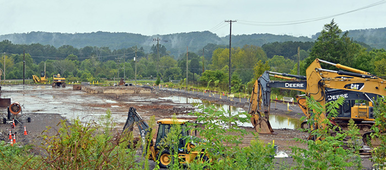 Demolition is complete in the Poplar Creek area at the East Tennessee Technology Park (ETTP), eliminating the oldest and most contaminated buildings that remained at ETTP. 