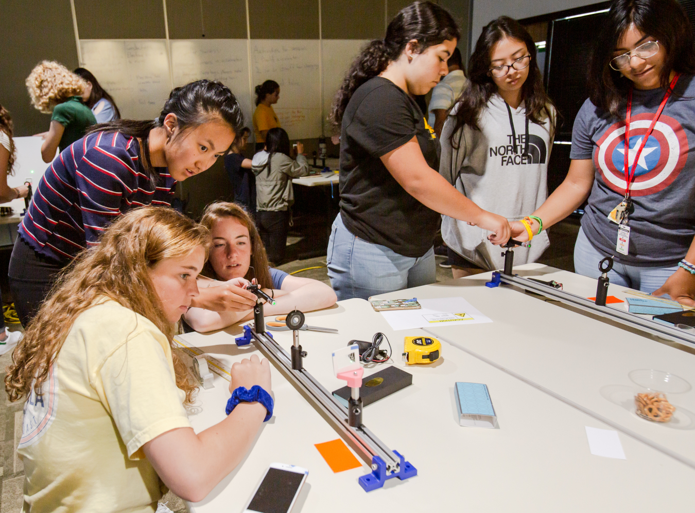 More than 40 high school students from across Northern California participated in the lab's SAGE-S camp, where they worked on team science projects and learned communication and leadership skils.