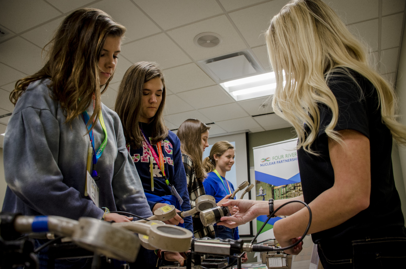 Portsmouth/Paducah Project Office, part of the Office of Environmental Management, hosts a STEM 4 Girls event annually.