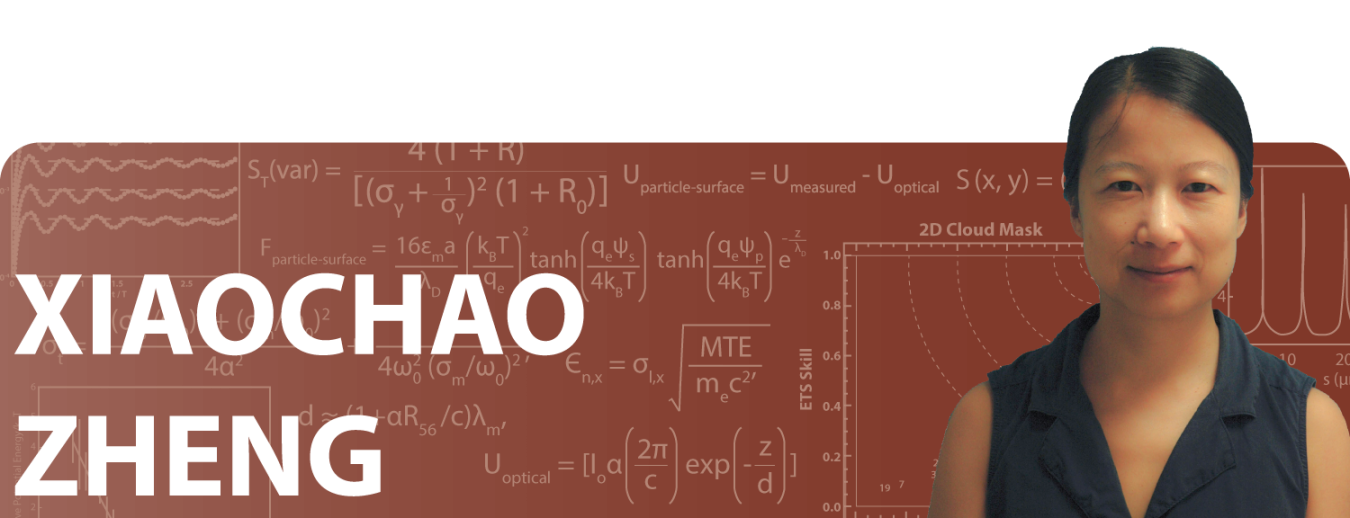 Xiachao Zheng is a professor at the University of Virginia, measuring parity violation in electron scattering.