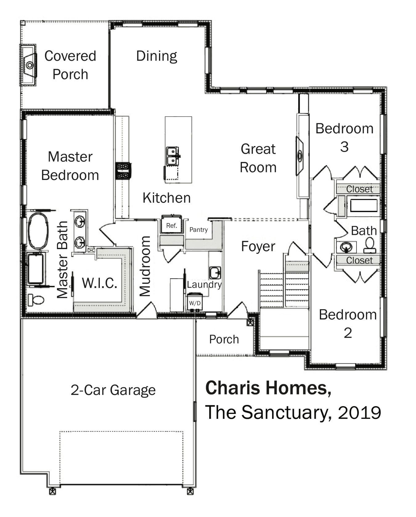 Floorplans: The Sanctuary by Charis Homes.