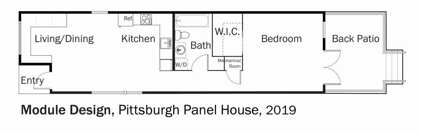 Floorplans: Pittsburgh Panel House by Module Design.