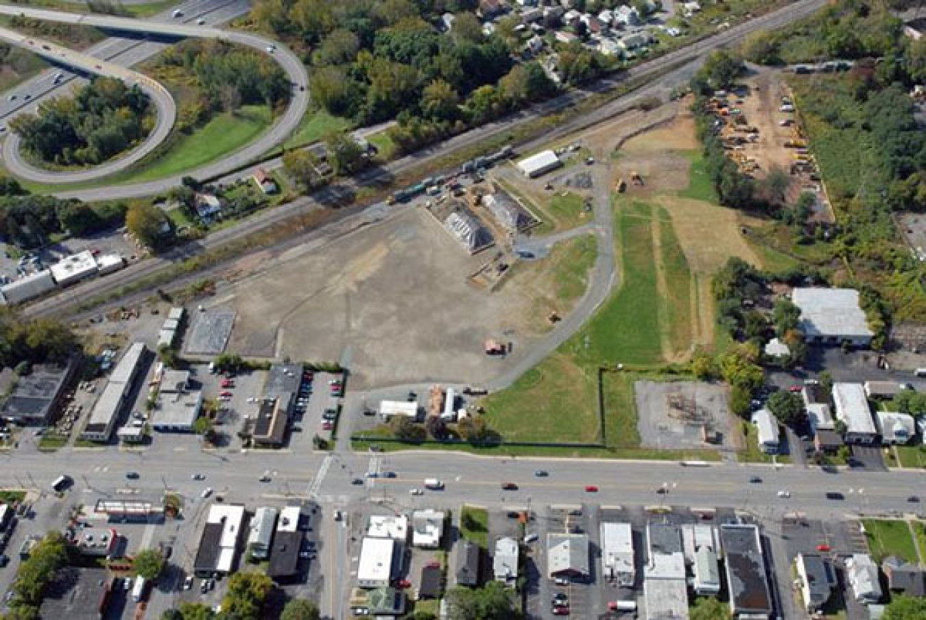 Colonie, New York, Site aerial photograph.