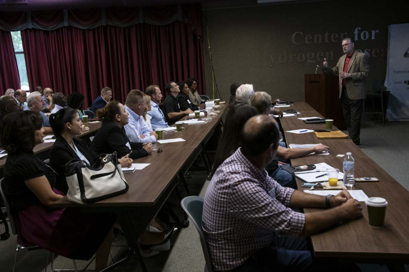 Savannah River Nuclear Solutions President and Chief Executive Officer Stuart MacVean spoke to DOE HUBZone Business Opportunities Forum attendees
