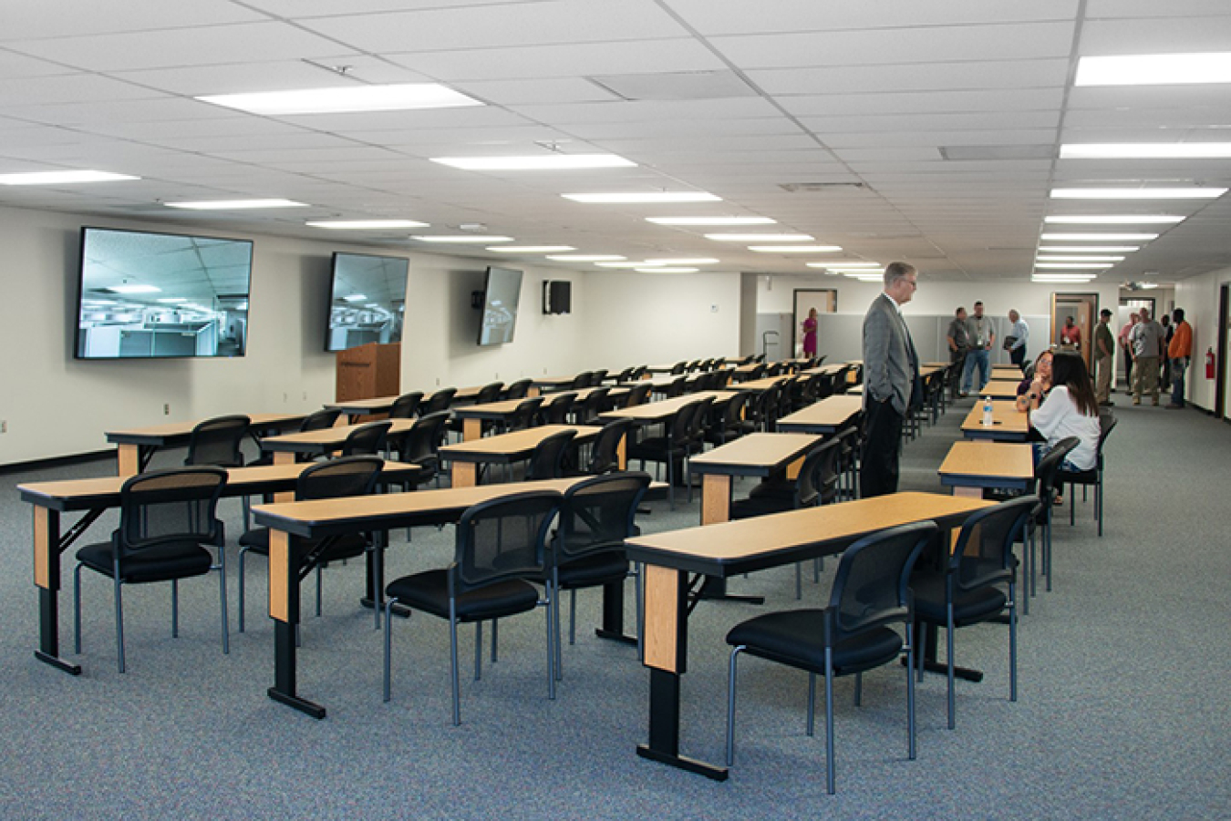 Renovations to Building 703-47A consolidate the Savannah River Nuclear Solutions new employee onboarding process into a "one-stop shop" with general employee training, badging, and medical testing all in one location.