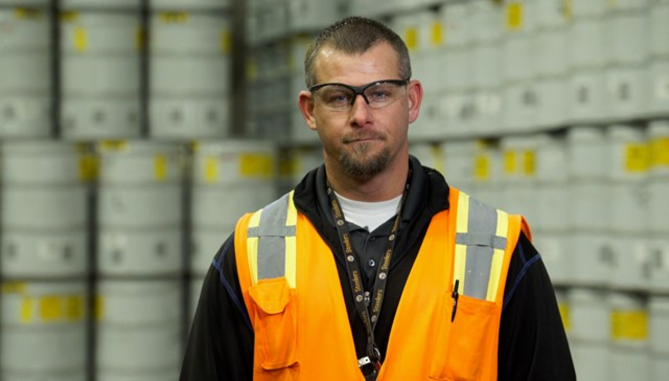 Nate Loftus arrived at the Advanced Mixed Waste Treatment Project just before it began operations. He will assist with the plant's eventual closure.