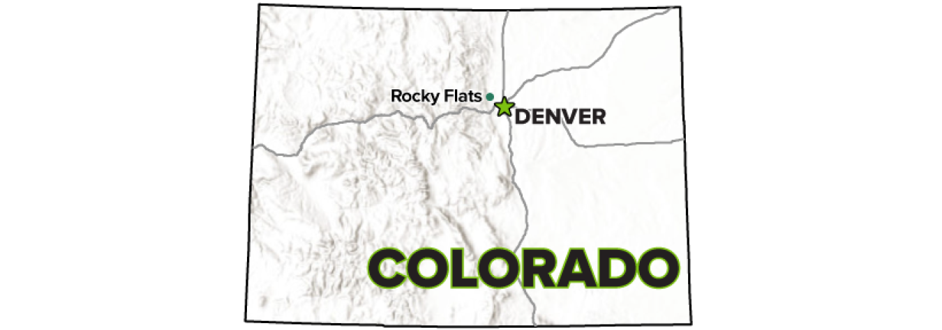 Rocky Flats Site CO Map