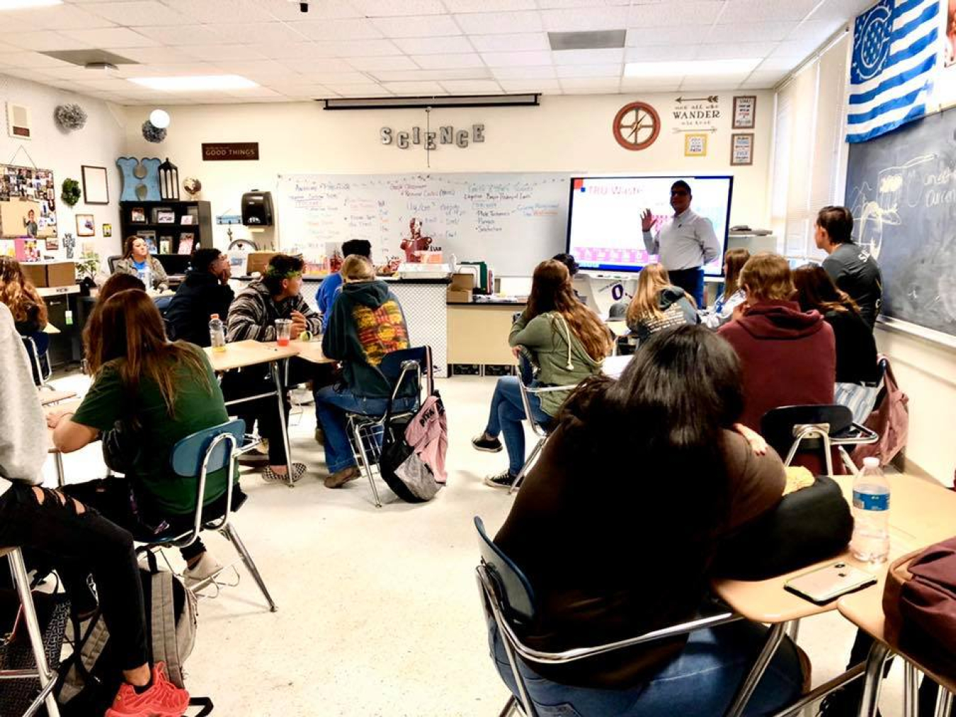 Waste Isolation Pilot Plant Speakers Bureau at Carlsbad High School.