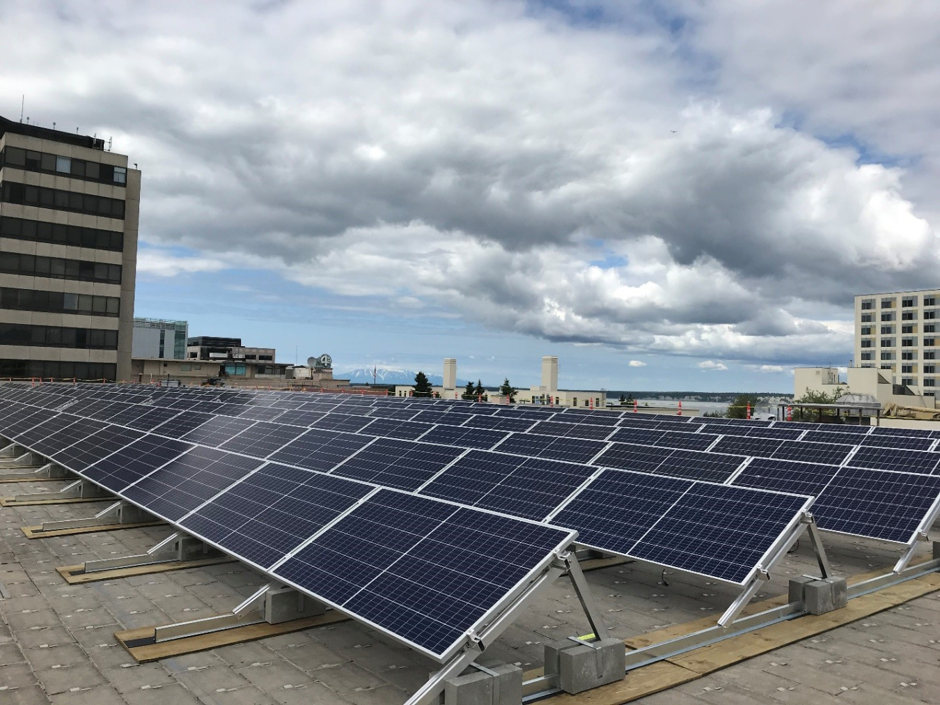 alaska largest rooftop solar array