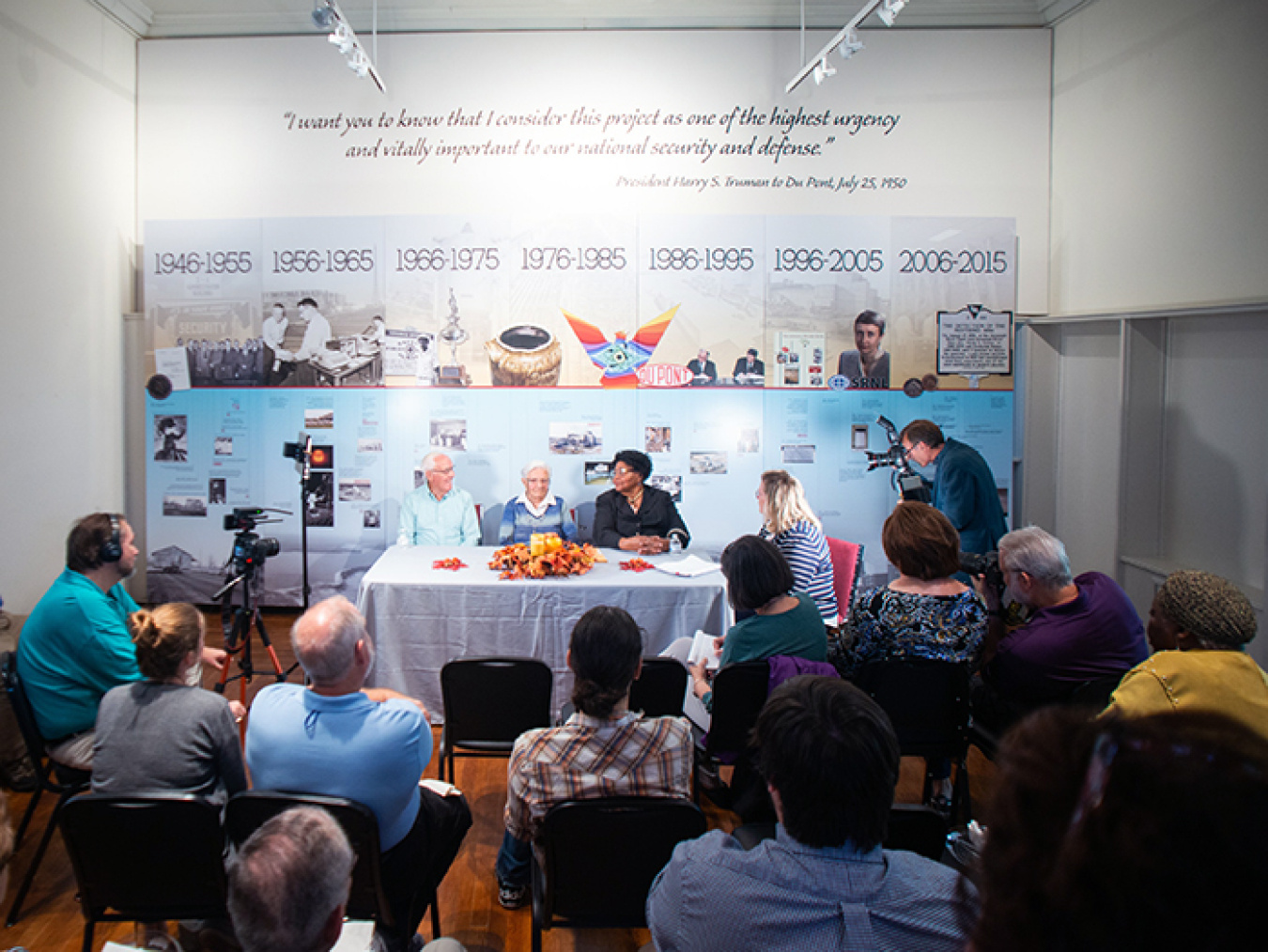 The Savannah River Site Museum’s reopening featured a roundtable discussion with former area residents who shared stories about their homesteads being relocated, starting over, and their sense of patriotic duty to make way for the former Savannah River Pl