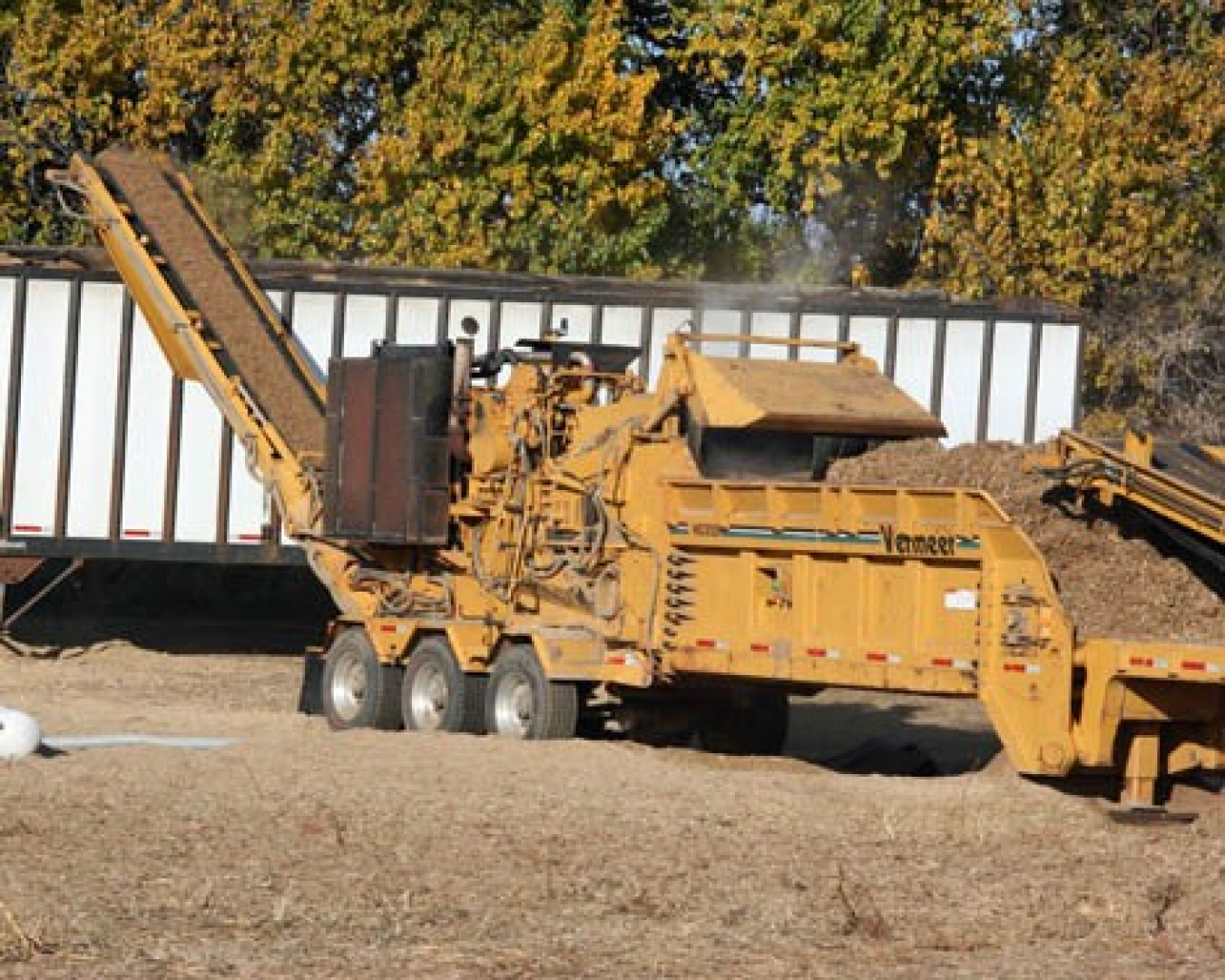 Scientists and engineers have used BETO's Process Demonstration Unit to develop optimal methods for grinding bales or piles of corn stover, with the intent of reducing the cost of preparing biomass in a form that is readily usable by biorefineries.