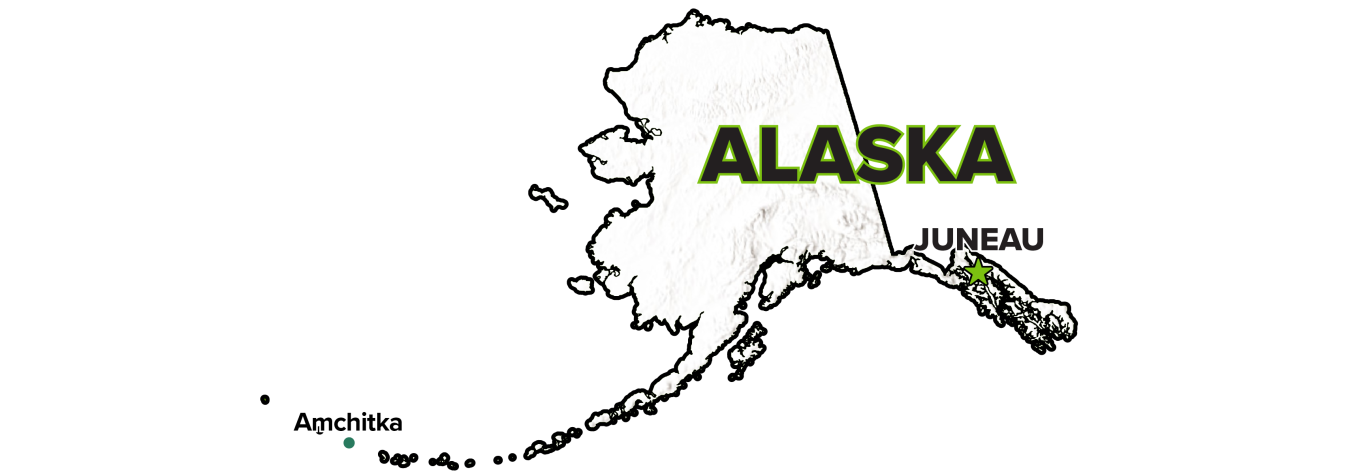 Amchitka, Alaska, Site Map
