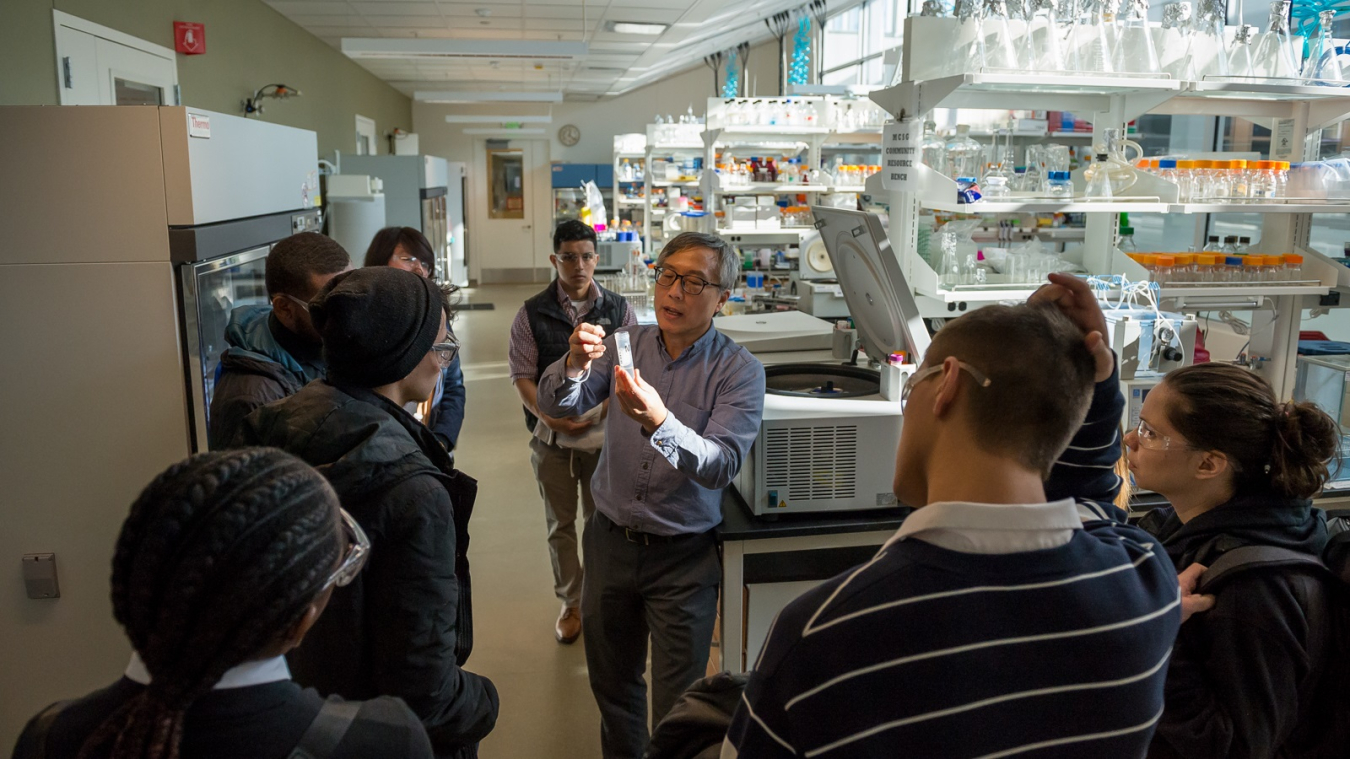 Students digging deeper into the Argonne science.