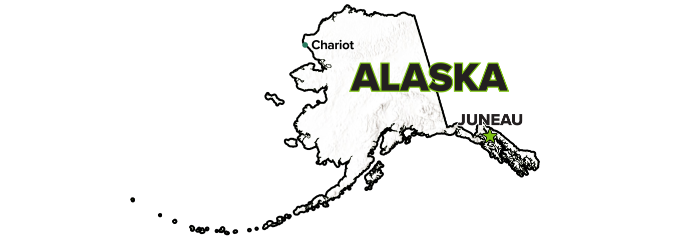 Chariot, Alaska, Site Map