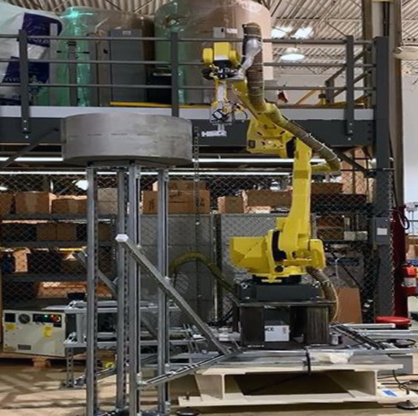 Canister decontamination technology undergoes testing for use in the Integrated Waste Treatment Unit at DOE's Idaho National Laboratory Site.