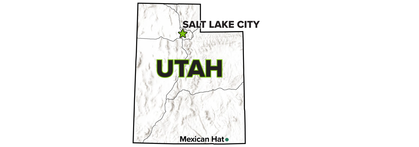 Mexican Hat, Utah, Disposal Site Map