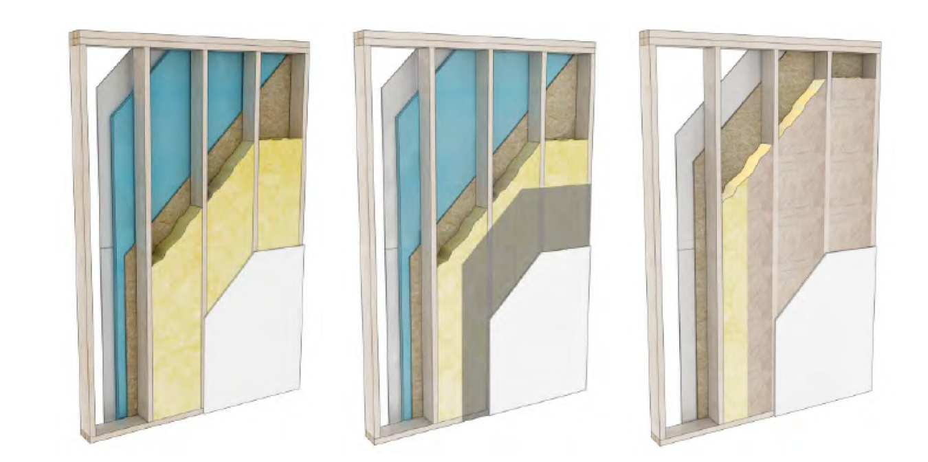 Illustration of high-r wall systems.