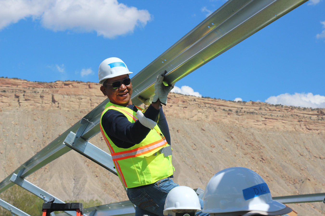 Ute Mountain Ute solar installation.