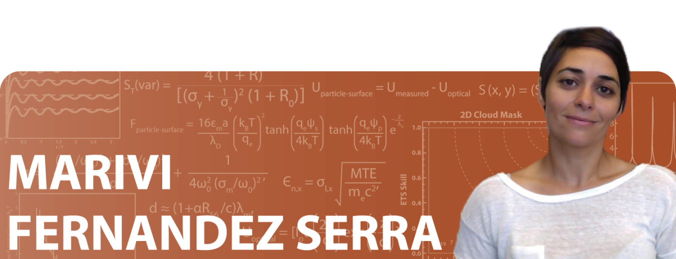 Marivi Fernández-Serra: Then and Now / 2010 Early Career Award Winner