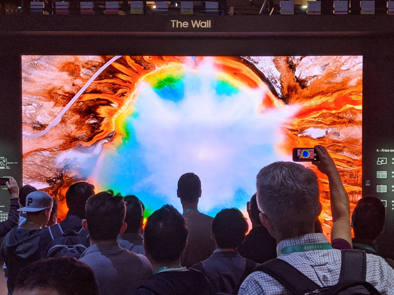 TV Wall CES Expo 2020