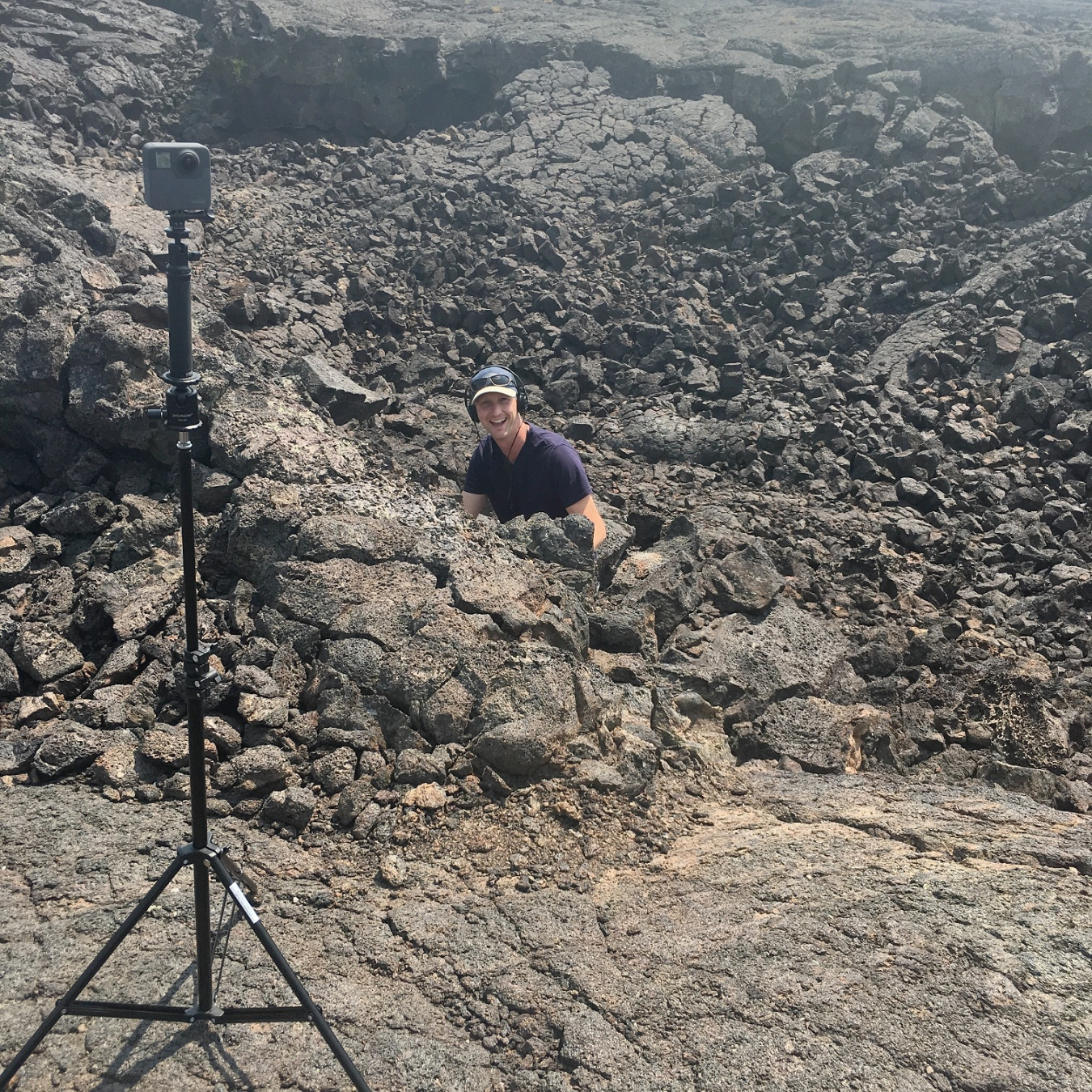 One “Science Trek” segment focused on a visit by Apollo program astronauts to Idaho’s Craters of the Moon National Monument. 