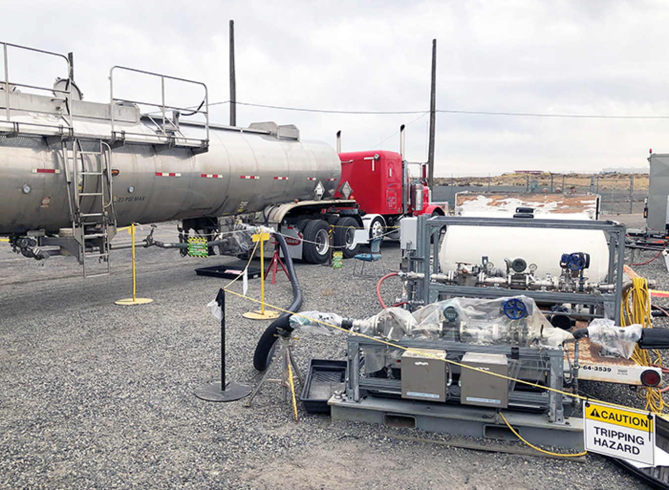 Adding a heavy liquid to float waste in a Hanford tank so it could be pumped out was the most challenging step in preparing the tank to support 24/7 operations at a nearby facility that will start turning the waste into glass by the end of 2023.