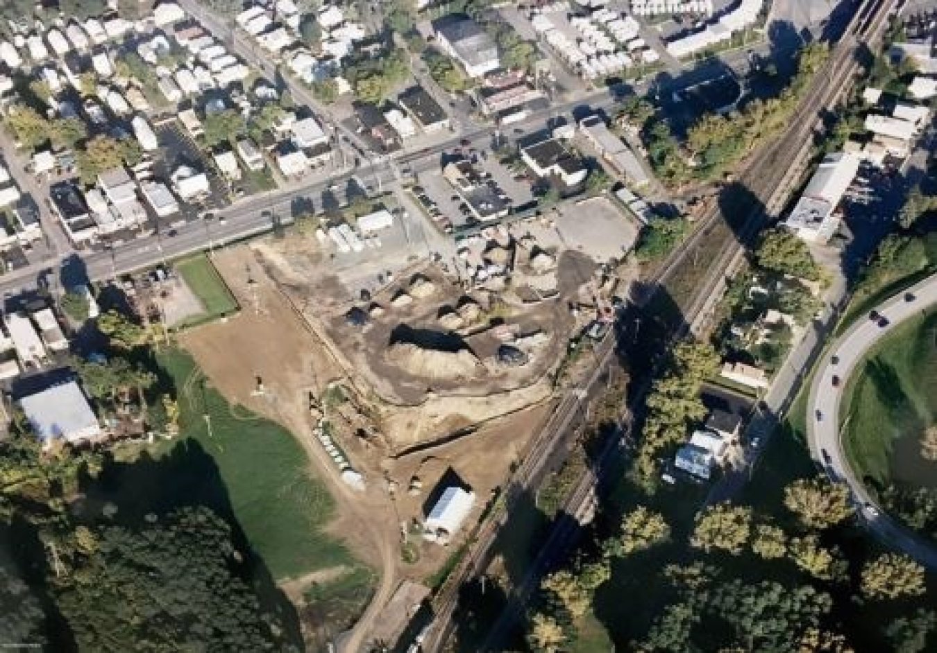 Contaminated soils readied for removal from the Colonie site