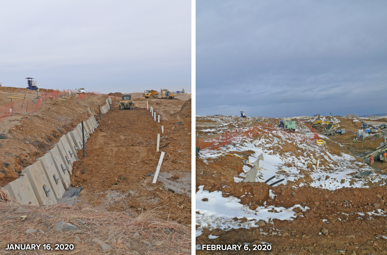 Rocky Flats Site, Colorado Original Landfill Stabilization Project Update (January/February 2020)