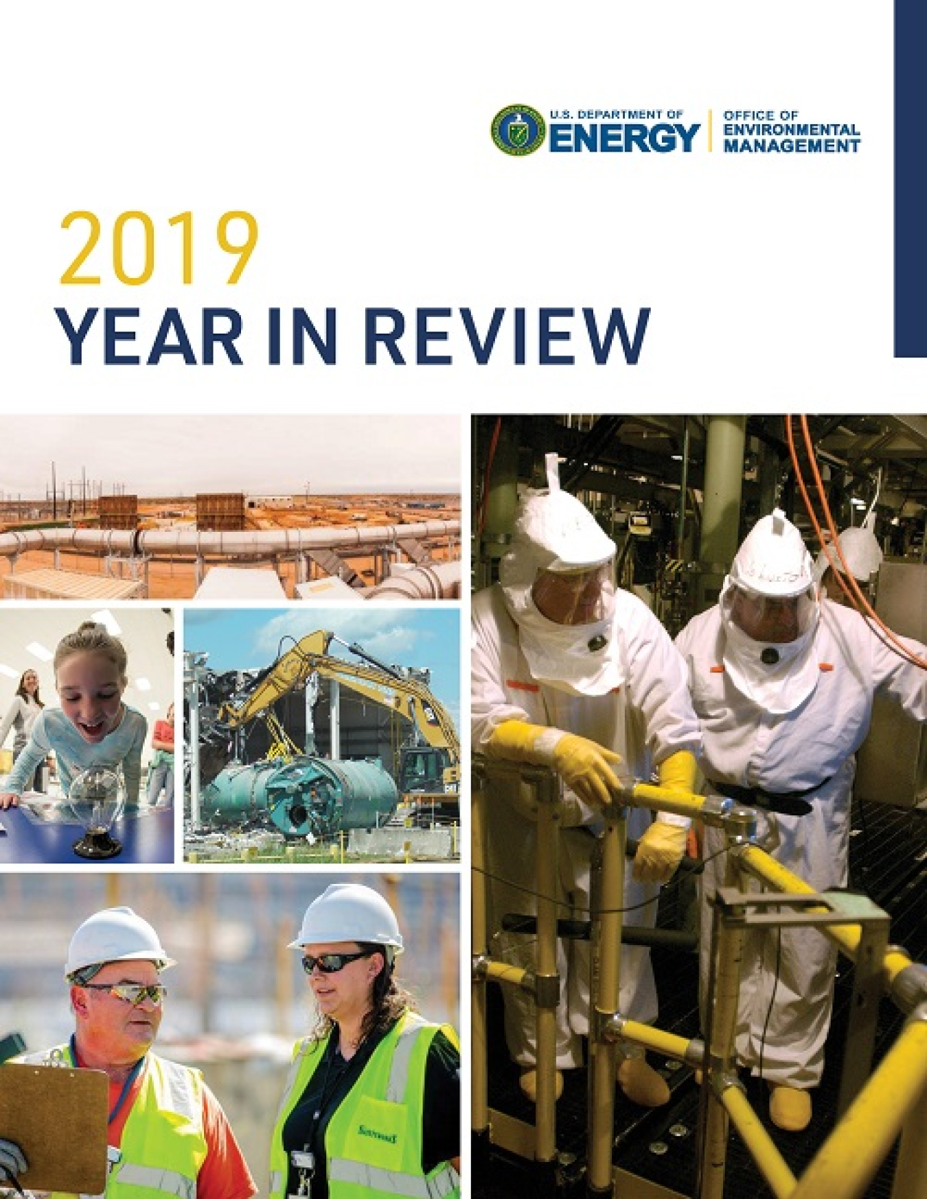 EM has published its 2019 Year in Review, summarizing the accomplishments of cleanup workers across the DOE complex over the course of the year. The booklet highlights major achievements at each EM site and at EM headquarters.