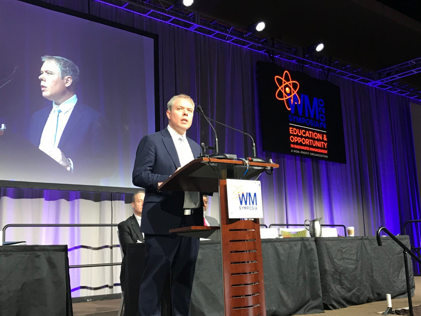 Office of Environmental Management senior adviser Ike White outlined the Department of Energy’s strategic vision for environmental cleanup to more than 2,000 attendees at the Waste Management Symposia 2020.
