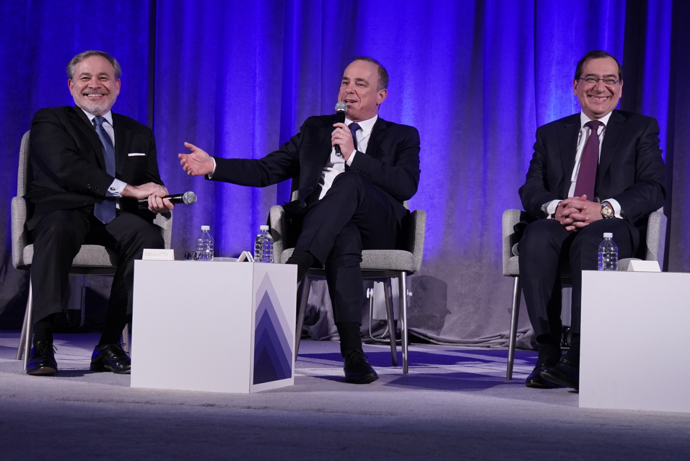 Pictured from Left to Right: U.S. Secretary of Energy Dan Brouillette, Israel’s Minister of Energy Dr. Yuval Steinitz, and Egypt’s Minister of Petroleum H.E. Tarek El-Molla