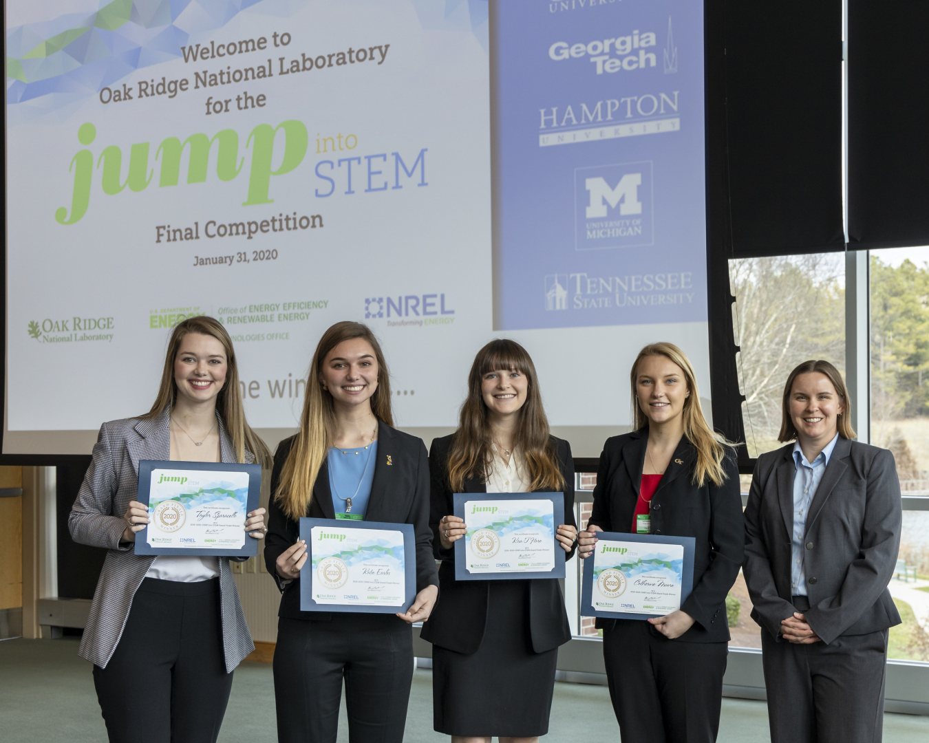 The winning team from Georgia Institute of Technology (From Left: Kira O’Hare, Katie Earles, Taylor Sparacello, and Catherine Moore).