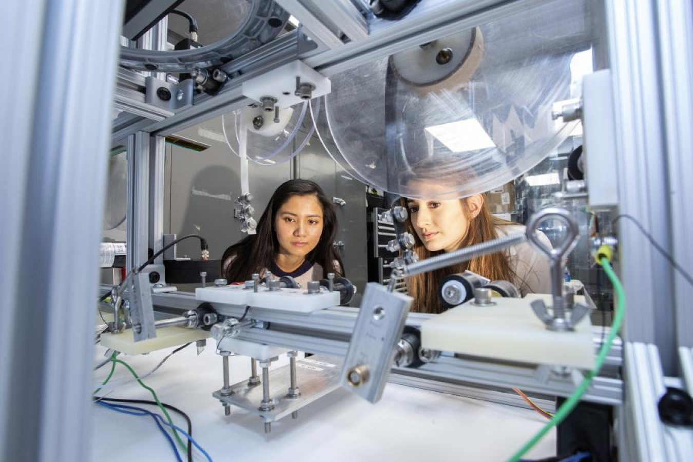 Engineers Jessica Ilagan and Carmella Ciummo. Click on the link below to see our slideshow celebrating the women of PPPL.