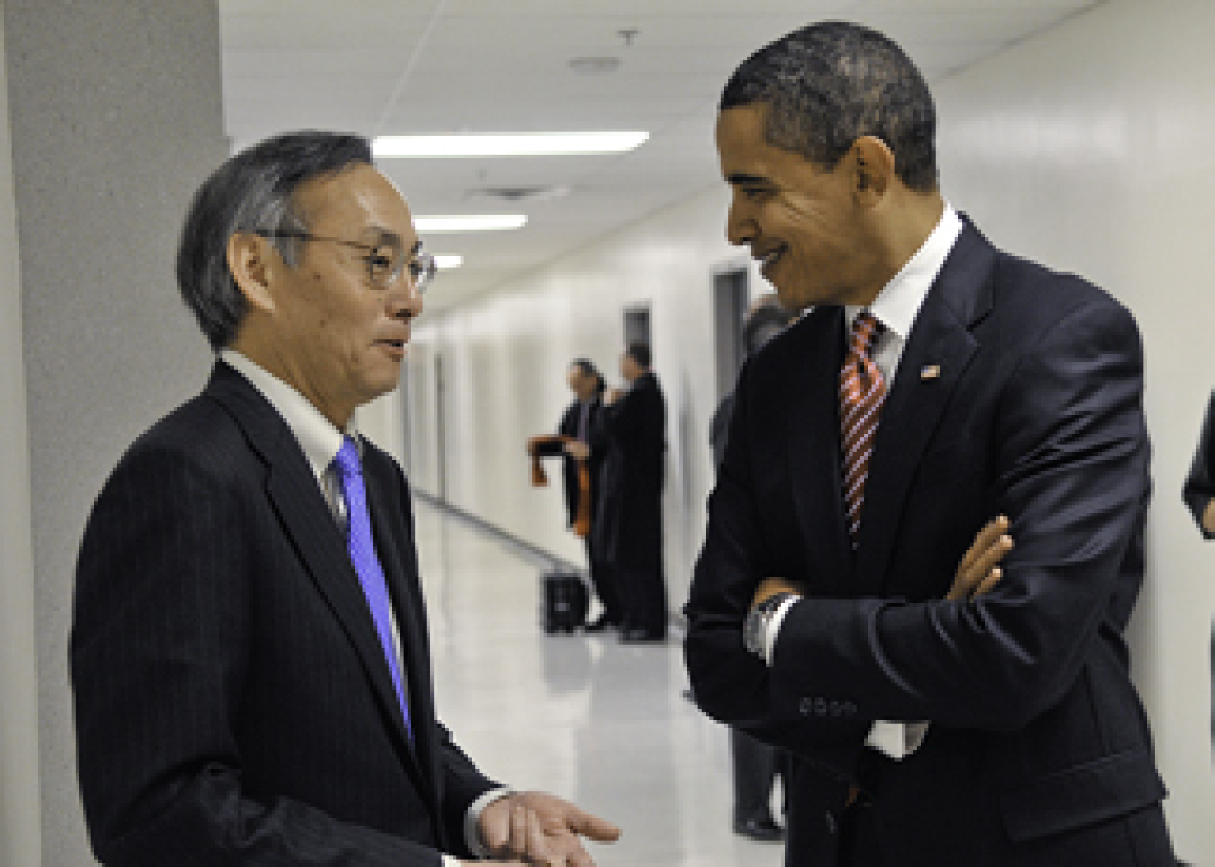 Obama meets Chu at DOE