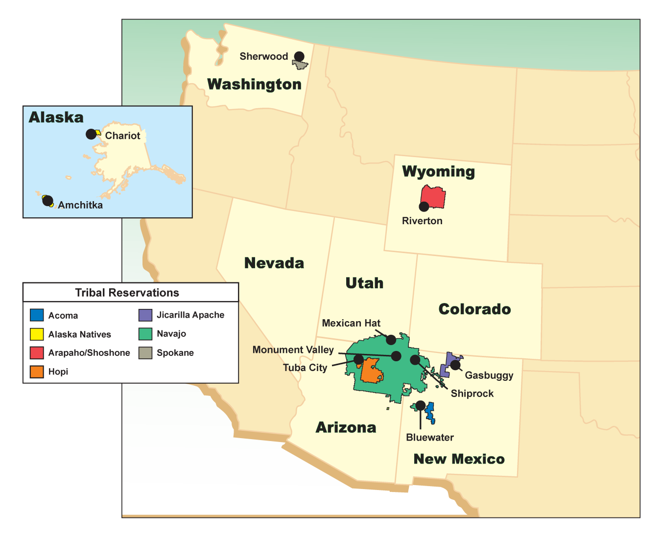 2020 Tribal Collaboration Map