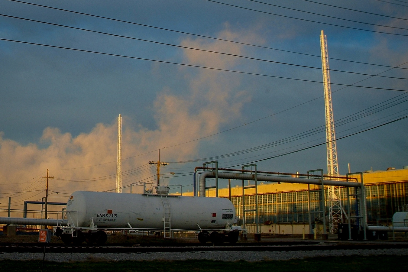 Shown is the east side of the C-400 Building after recent cleanup efforts.