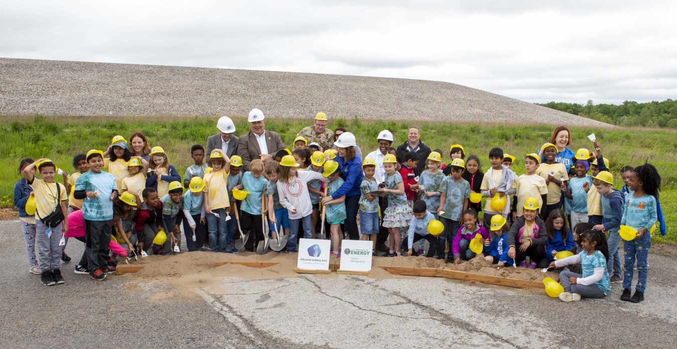 Groundbreaking on the new Weldon Spring Interpretive Center