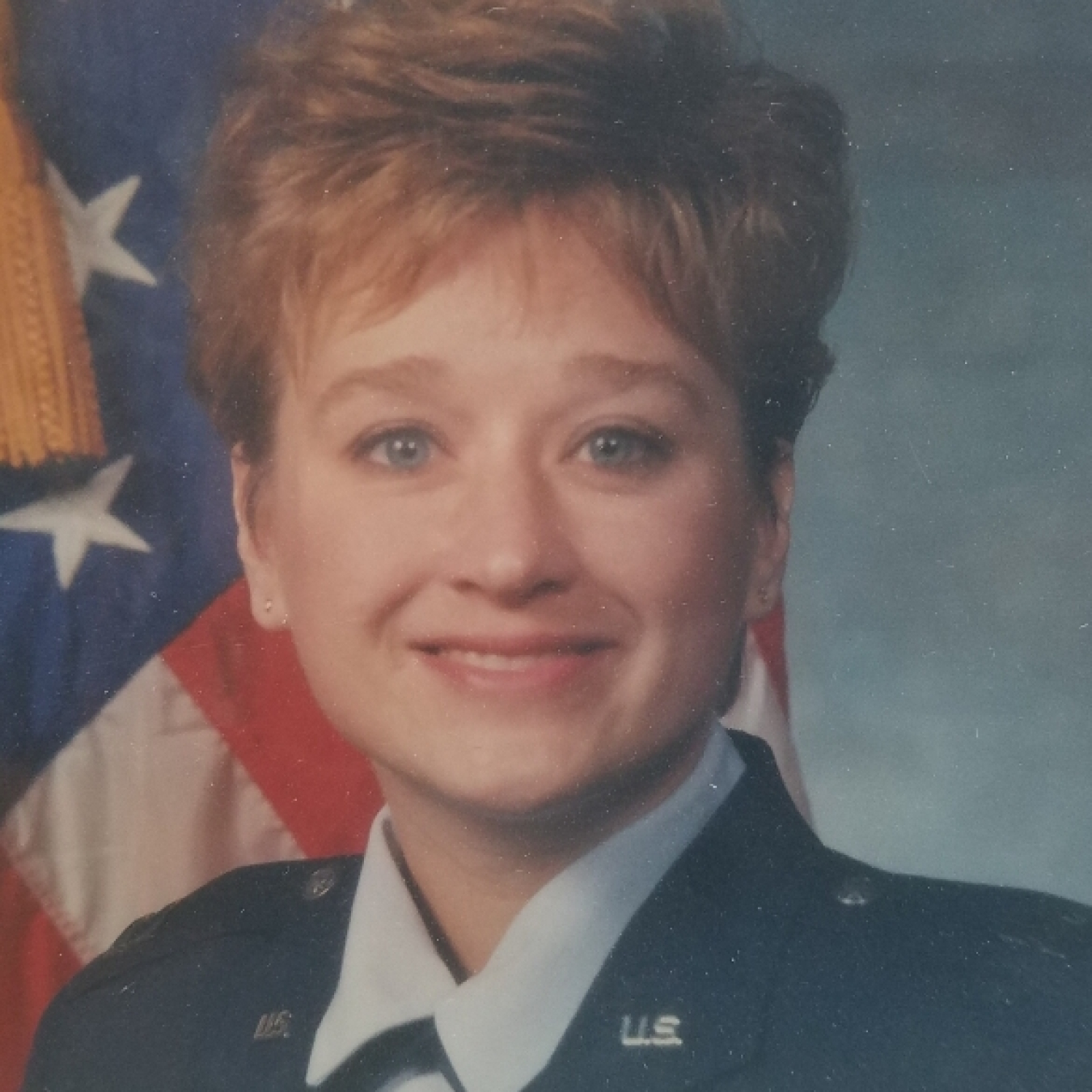 Captain Kristen Holmes’ graduation photo from Squadron Officer School at Maxwell Air Force Base, Alabama, 2001.