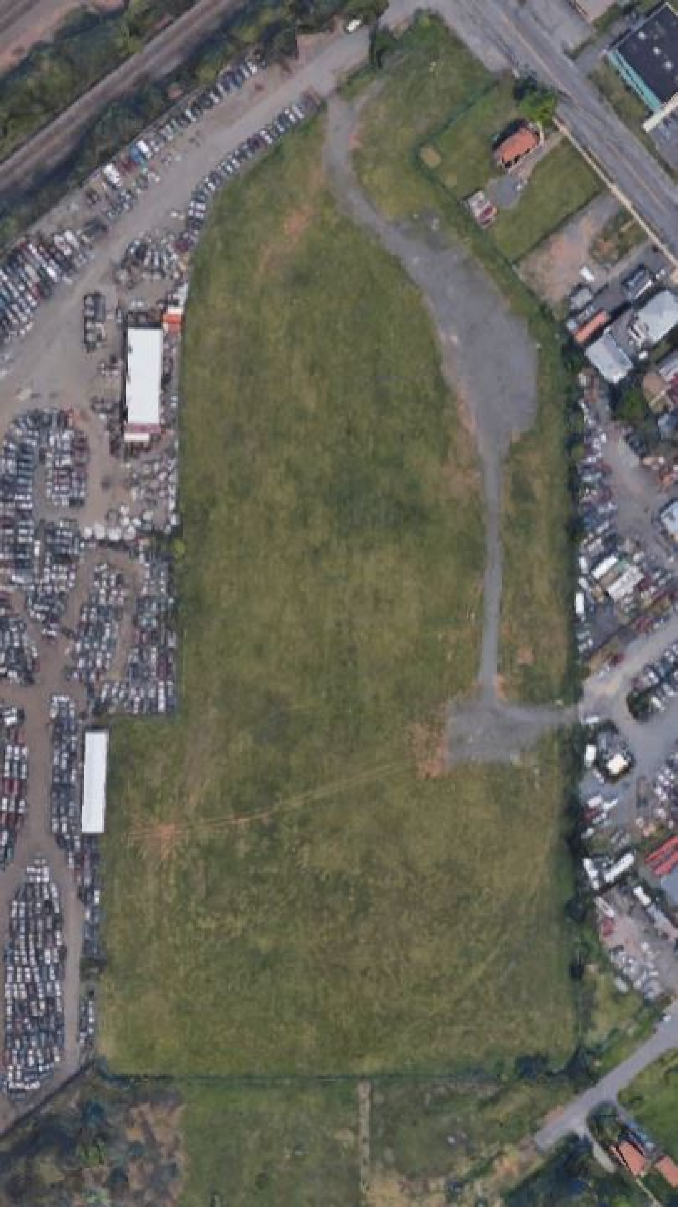 An aerial view of the Middlesex South, New Jersey, FUSRAP site.